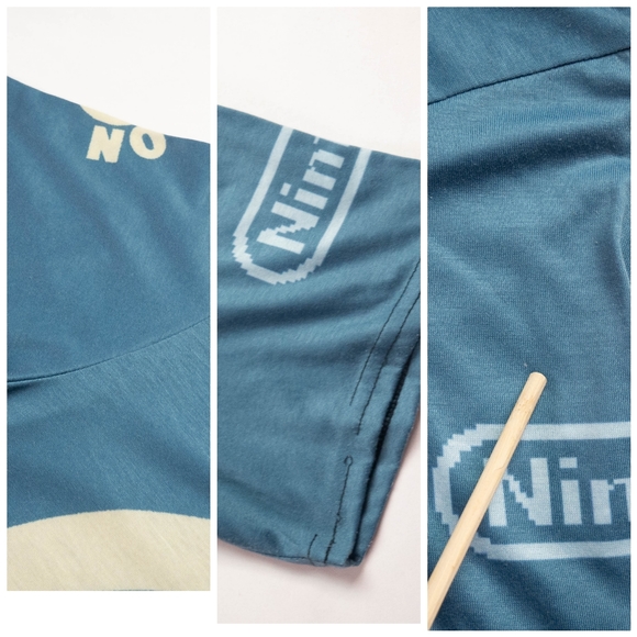 Rare 90s Public Space Nintendo 1st Edition Medium Blue Short Sleeve Squirtle Tee - Picture 5 of 12